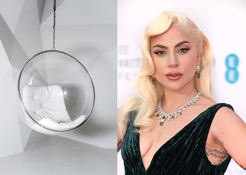 8. Lady Gaga - The Bubble Chair